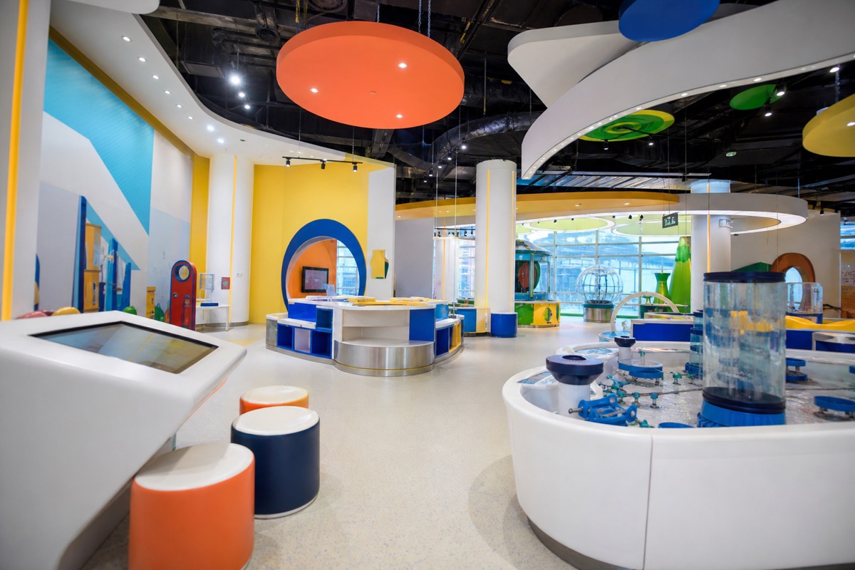 The Future Heroes children's floor at the Museum of the Future in Dubai
